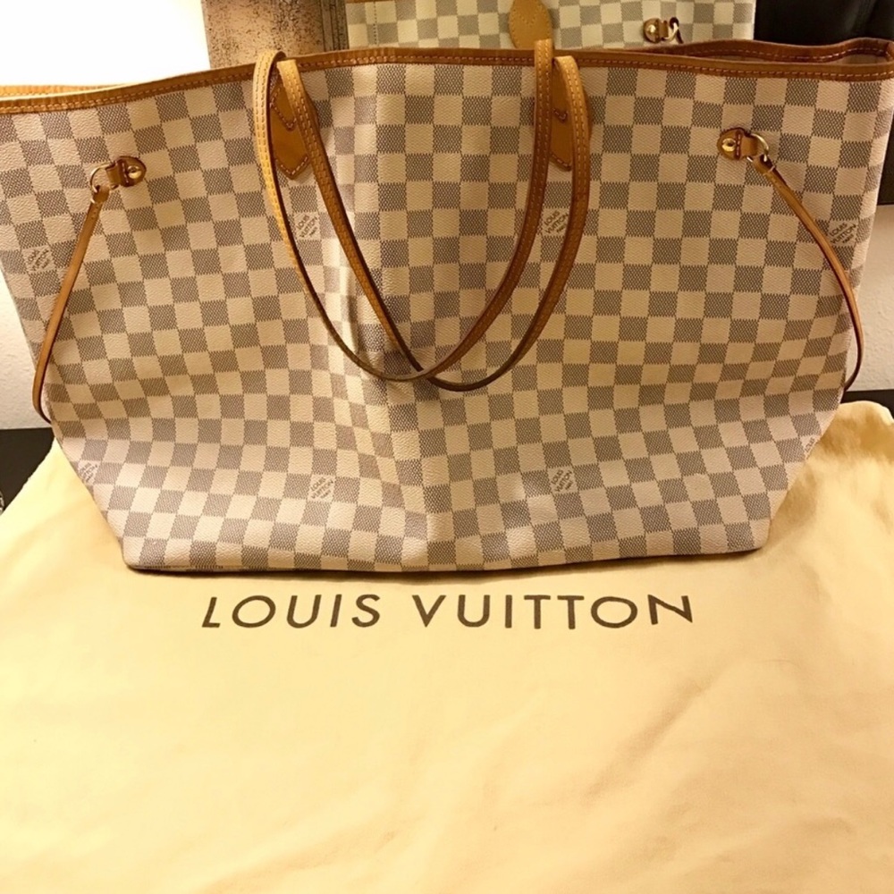 Louis Vuitton Neverfull GM Damien Azur Canvas